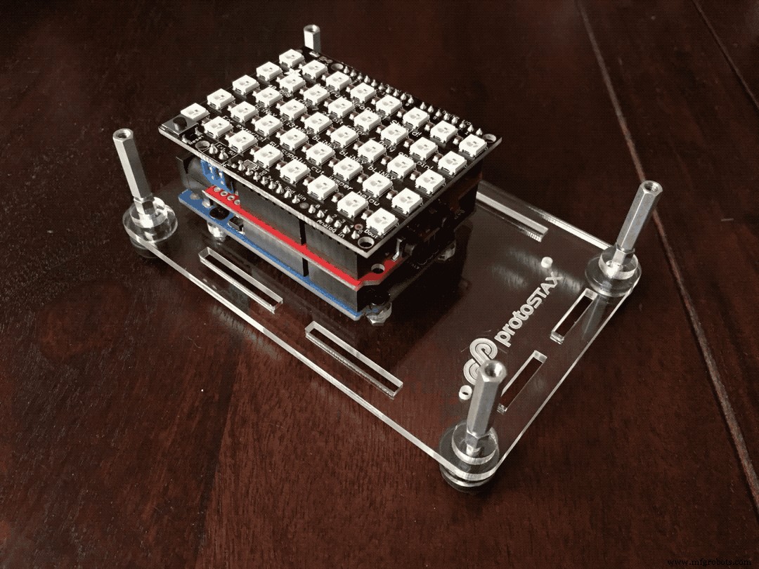 Build an RGB Matrix Audio Visualizer Using Arduino – Step‑by‑Step Guide