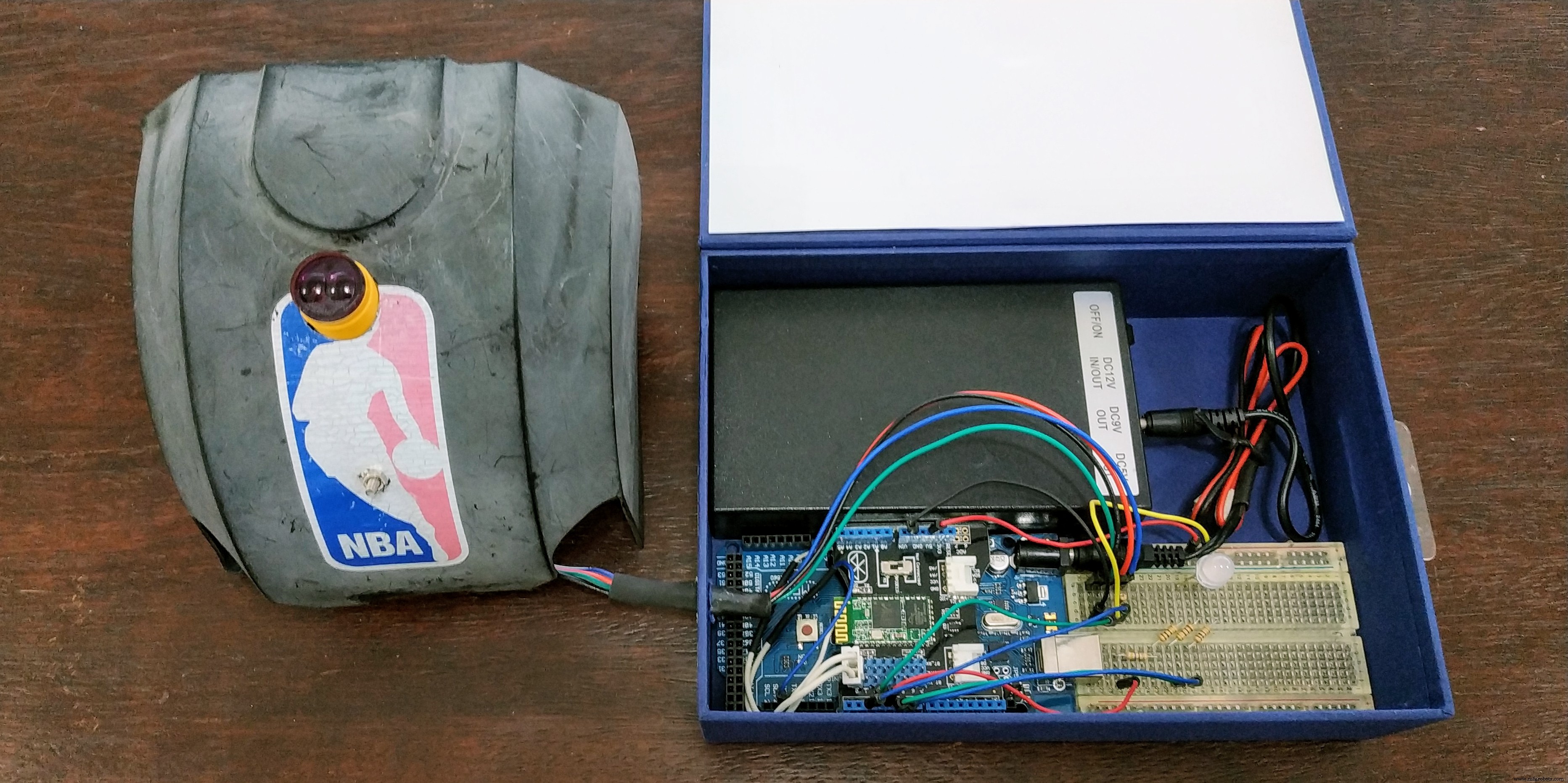 Advanced Smart Basketball Scoreboard with Bluetooth, Sensors & Real‑Time Updates