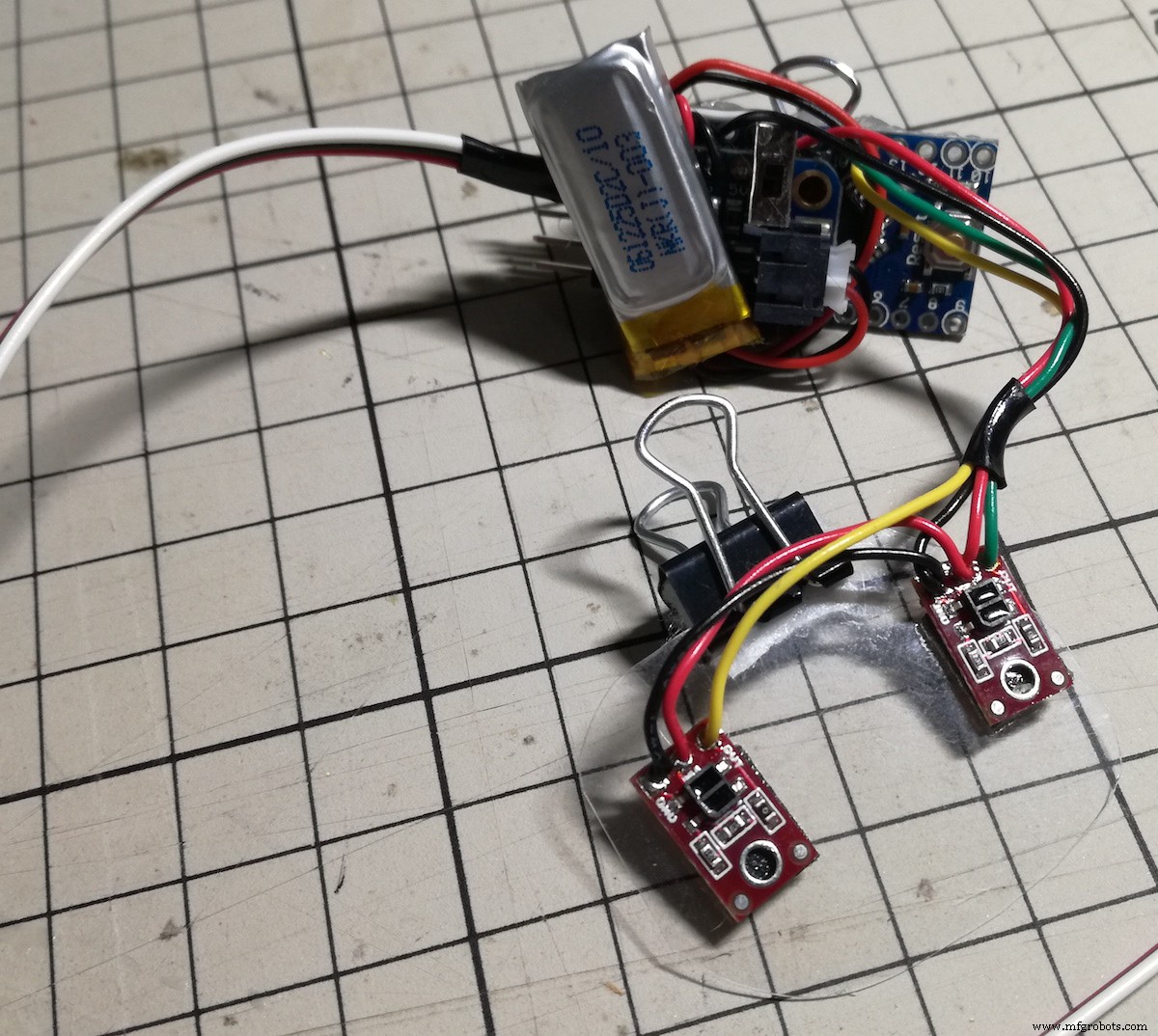 Infrared Eye‑Motion Tracking with Arduino Pro Mini – LED Control Demo