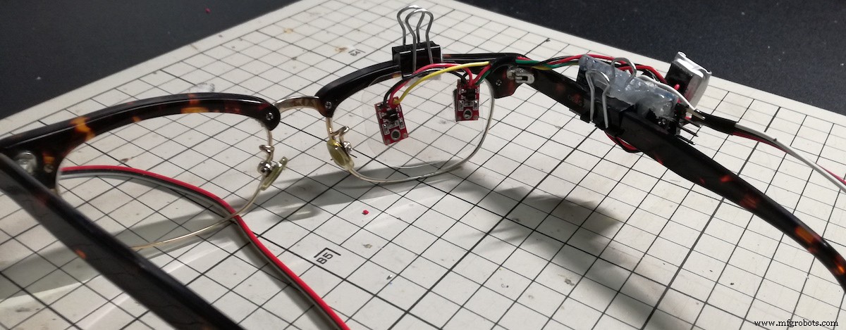 Infrared Eye‑Motion Tracking with Arduino Pro Mini – LED Control Demo
