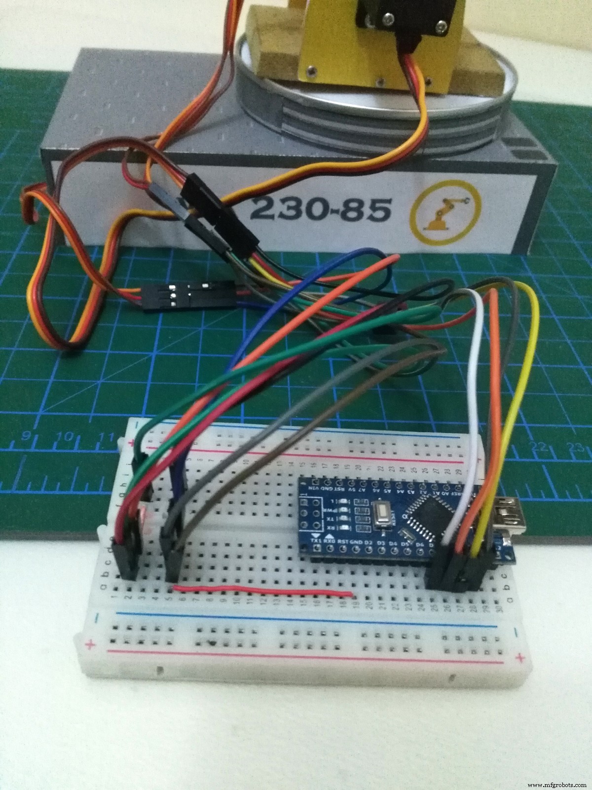 Build a Precise PC‑Controlled Robotic Arm with Arduino Nano & Tower Pro MG996R Servos
