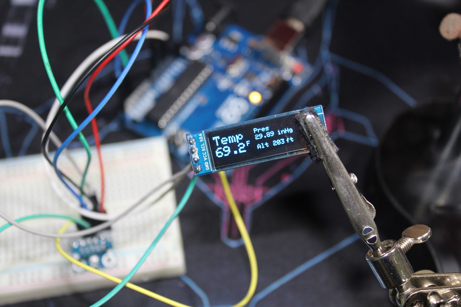 Accurate Temperature, Pressure, and Altitude Measurement with BMP280 and Arduino UNO
