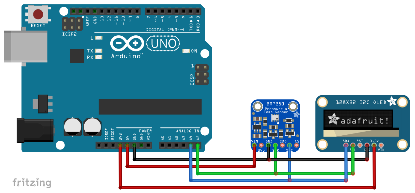 Accurate Temperature, Pressure, and Altitude Measurement with BMP280 and Arduino UNO