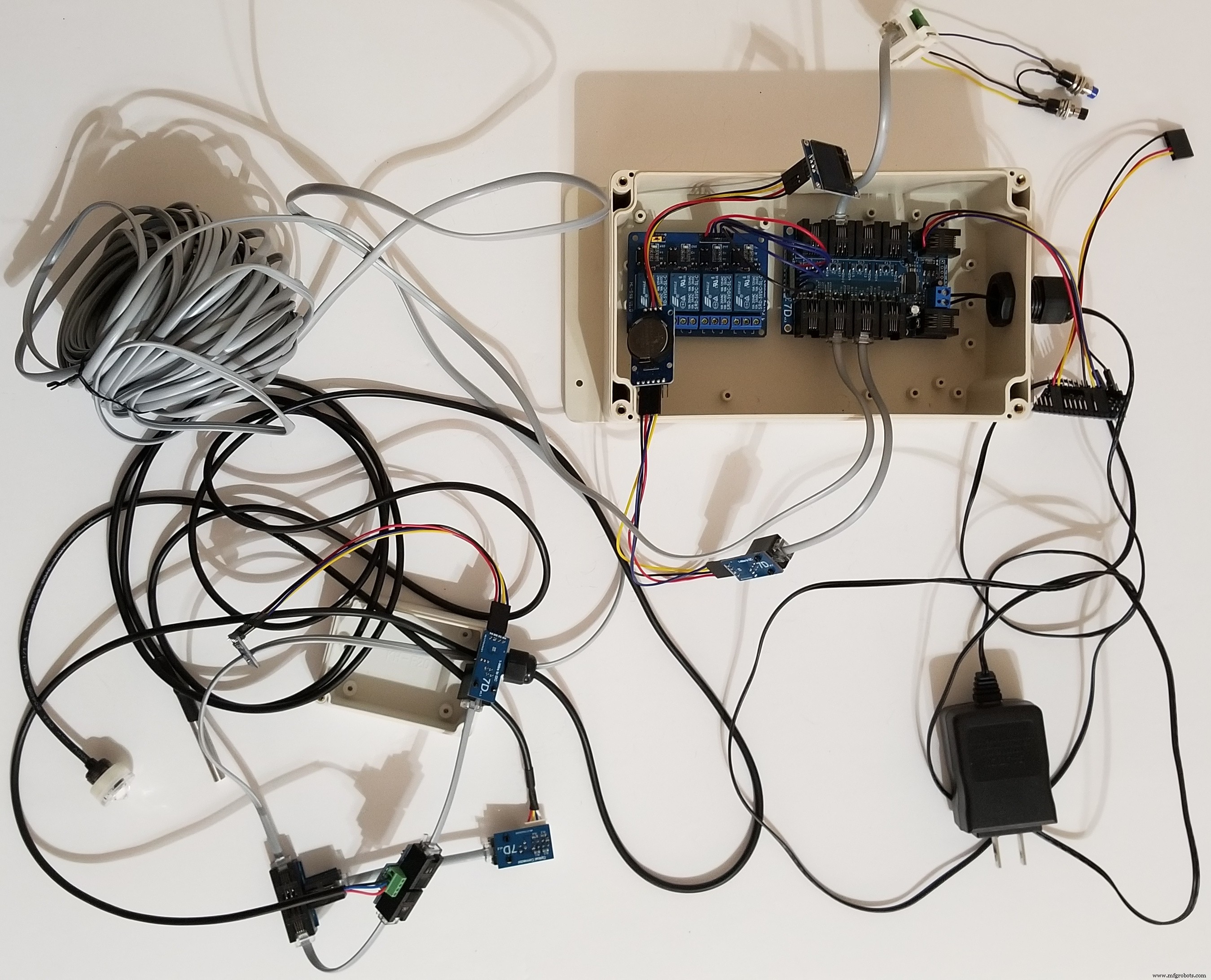 Arduino‑Powered Smart Irrigation Controller – Auto‑Watering with Weather & Light Sensors