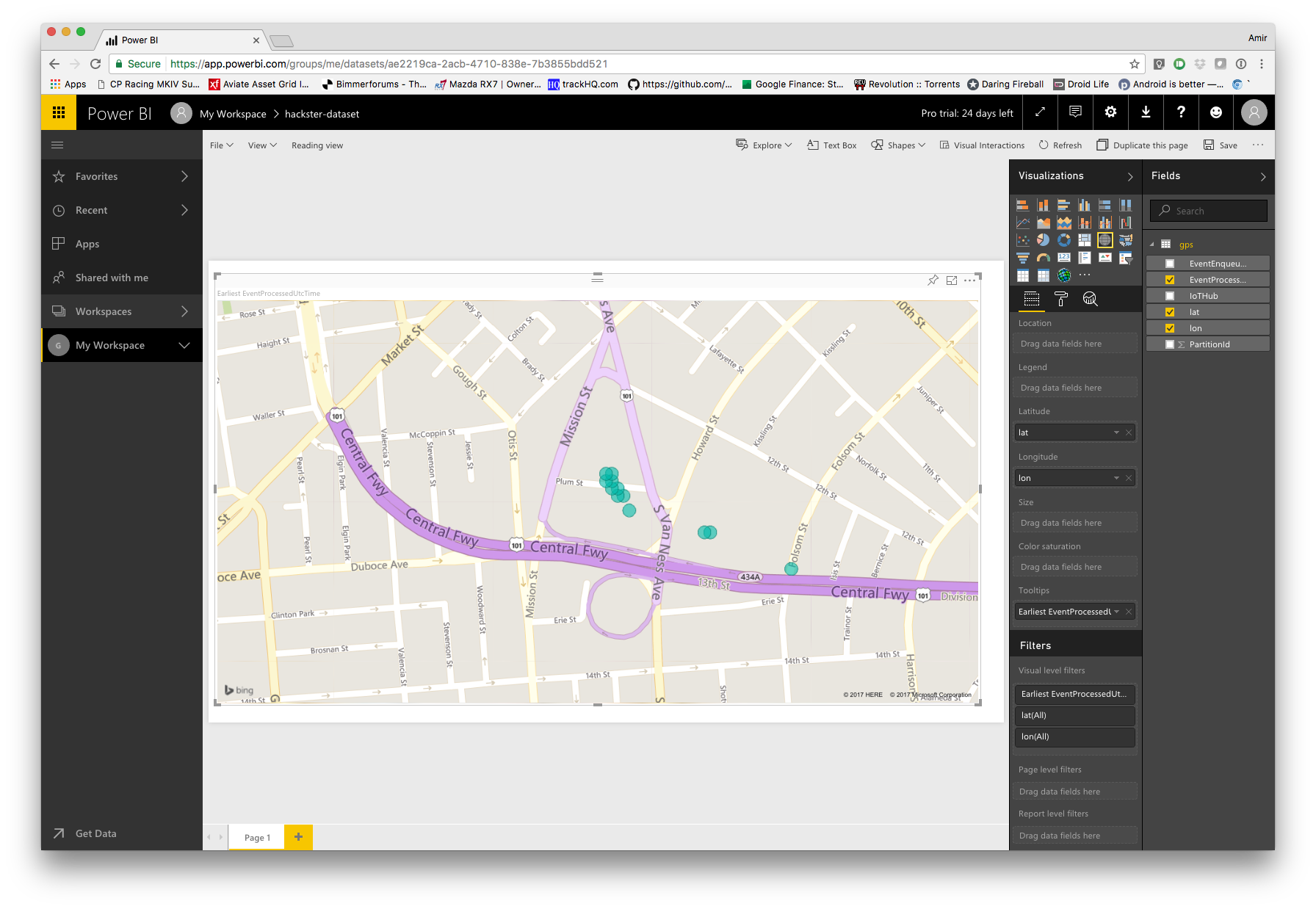 Real‑Time GPS Tracking with Helium, Azure IoT Hub, and Power BI