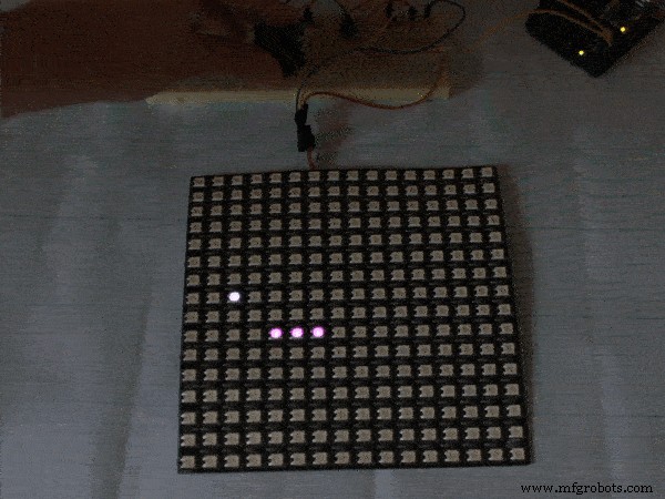 Build a Snake Game on a 16x16 LED Matrix with Arduino UNO