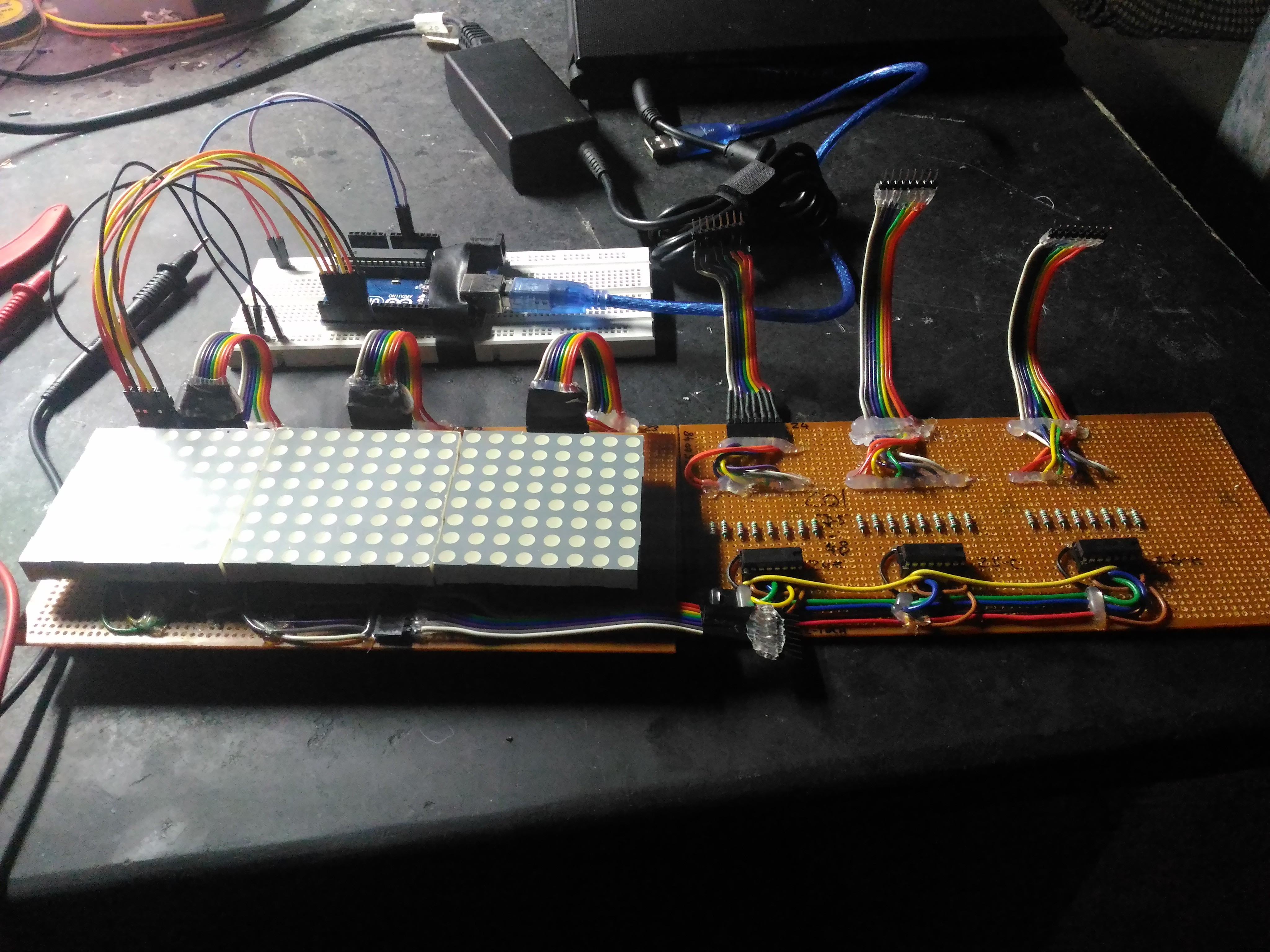 Build a 48x8 Scrolling LED Matrix with Arduino – Step-by-Step Guide