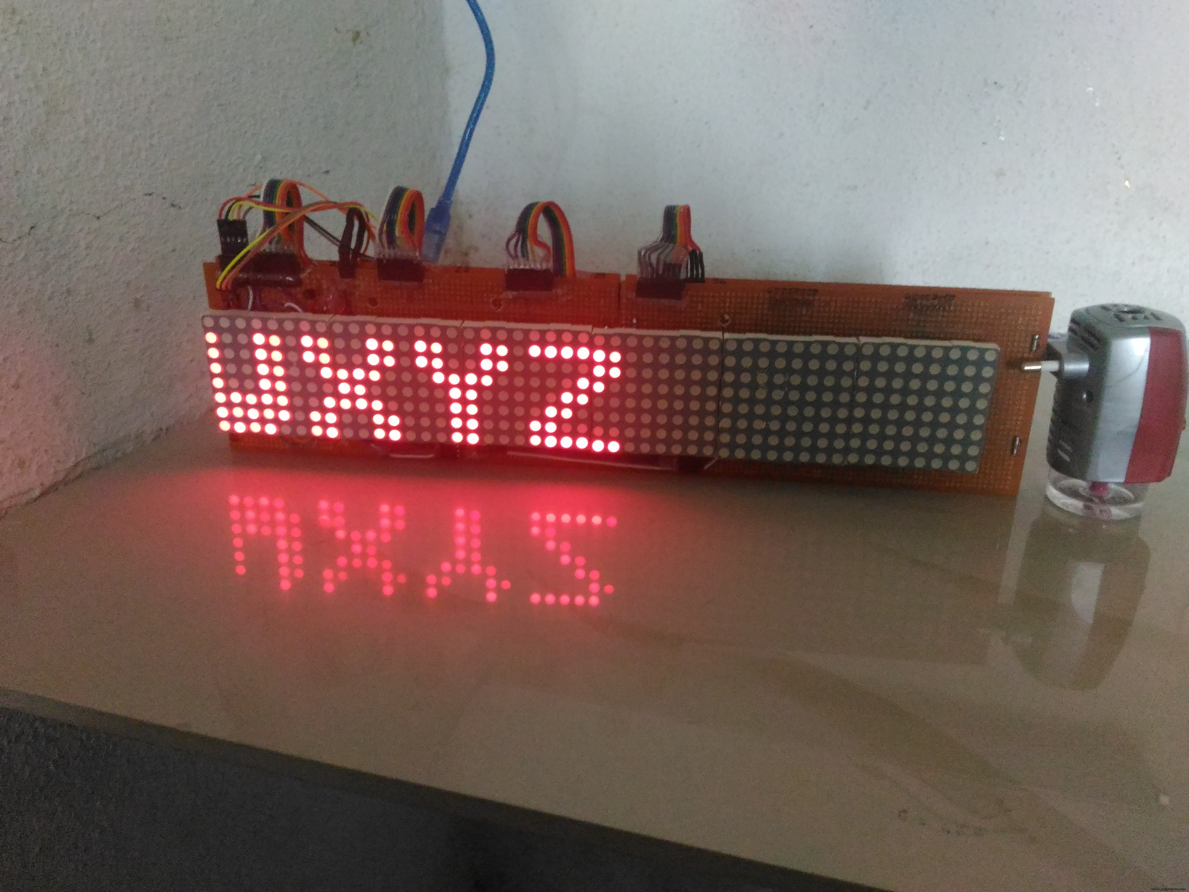 Build a 48x8 Scrolling LED Matrix with Arduino – Step-by-Step Guide