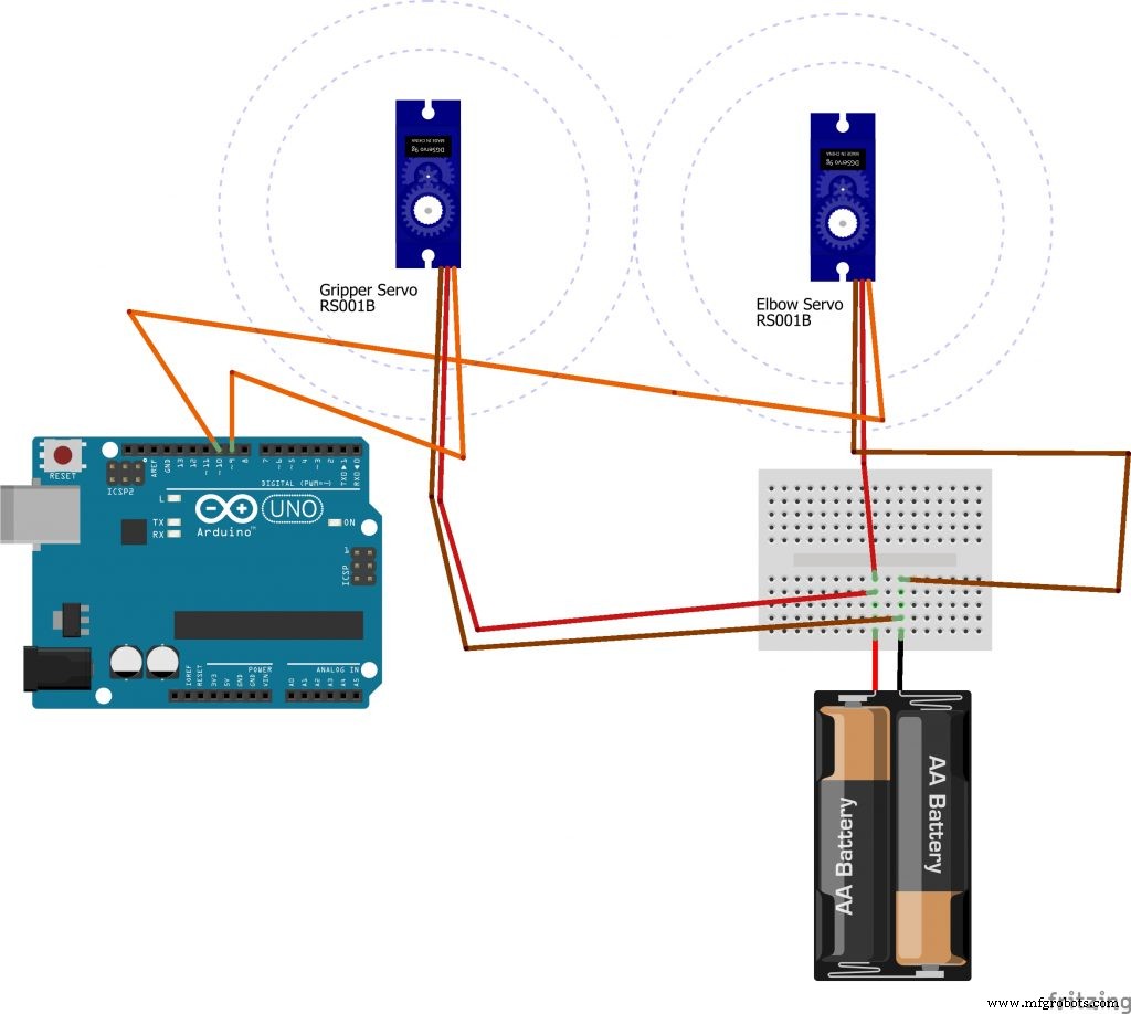 Bluetooth‑Controlled Pick‑and‑Place Robot Kit: Arduino UNO + 2‑DOF Arm & Smart Car Chassis