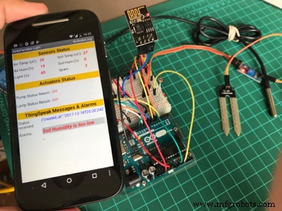 Build Simple IoT Projects with Arduino UNO, ESP-01, ThingSpeak & MIT App Inventor