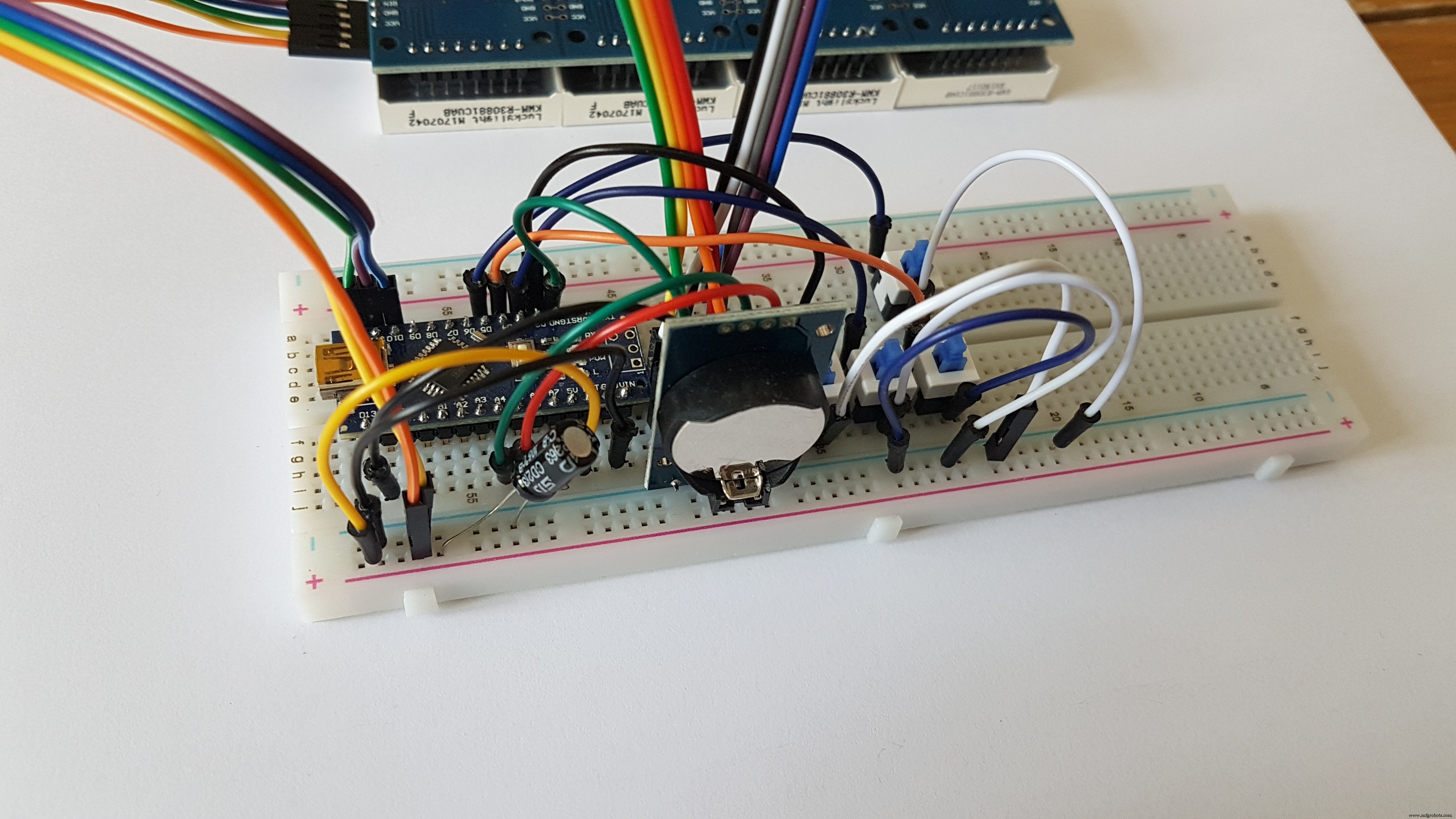 High-Precision LED Matrix Clock with DS3231 RTC, BME280 Weather, BH1750 Light Sensor & ESP01 NTP Connectivity
