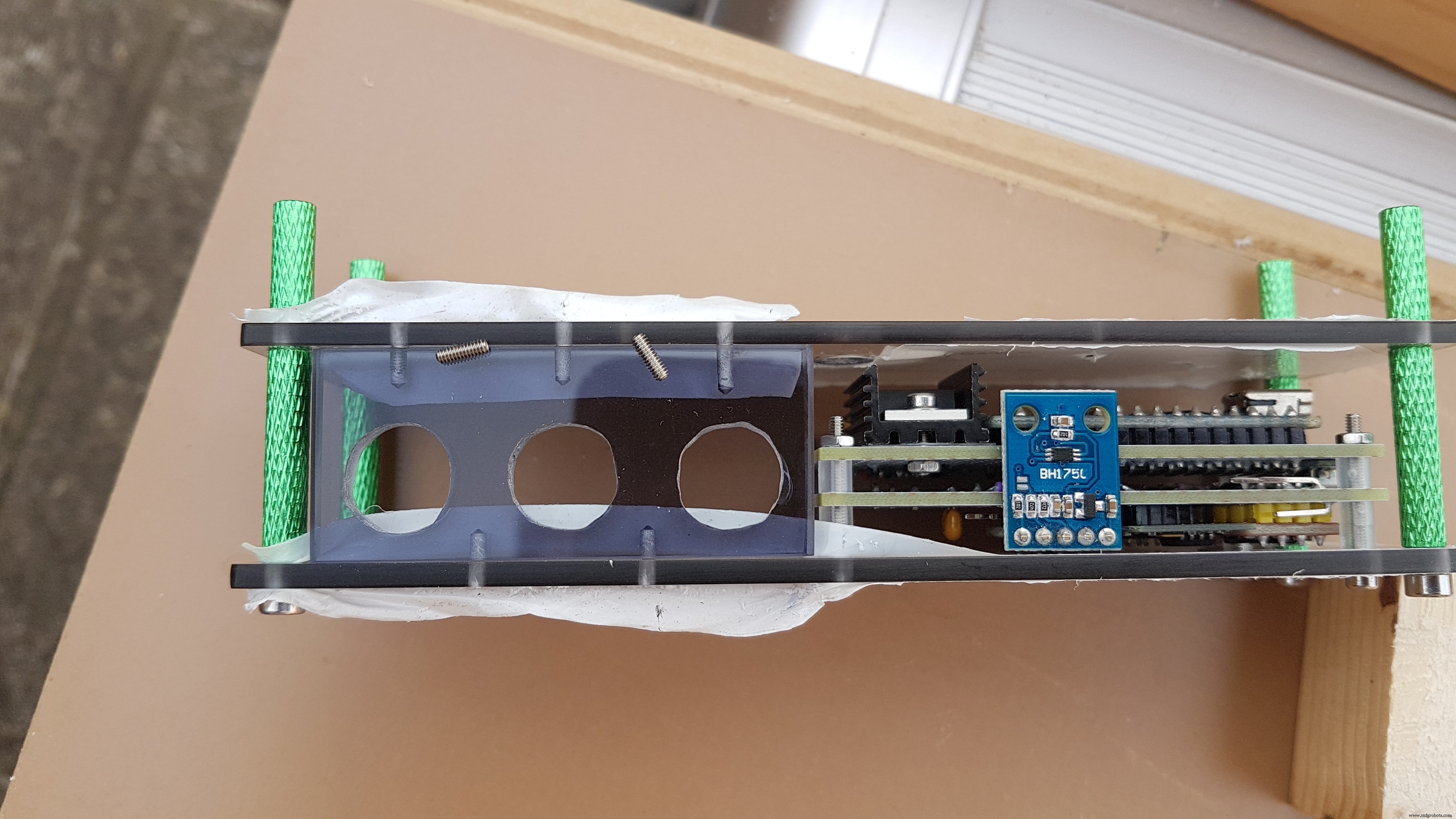 High-Precision LED Matrix Clock with DS3231 RTC, BME280 Weather, BH1750 Light Sensor & ESP01 NTP Connectivity