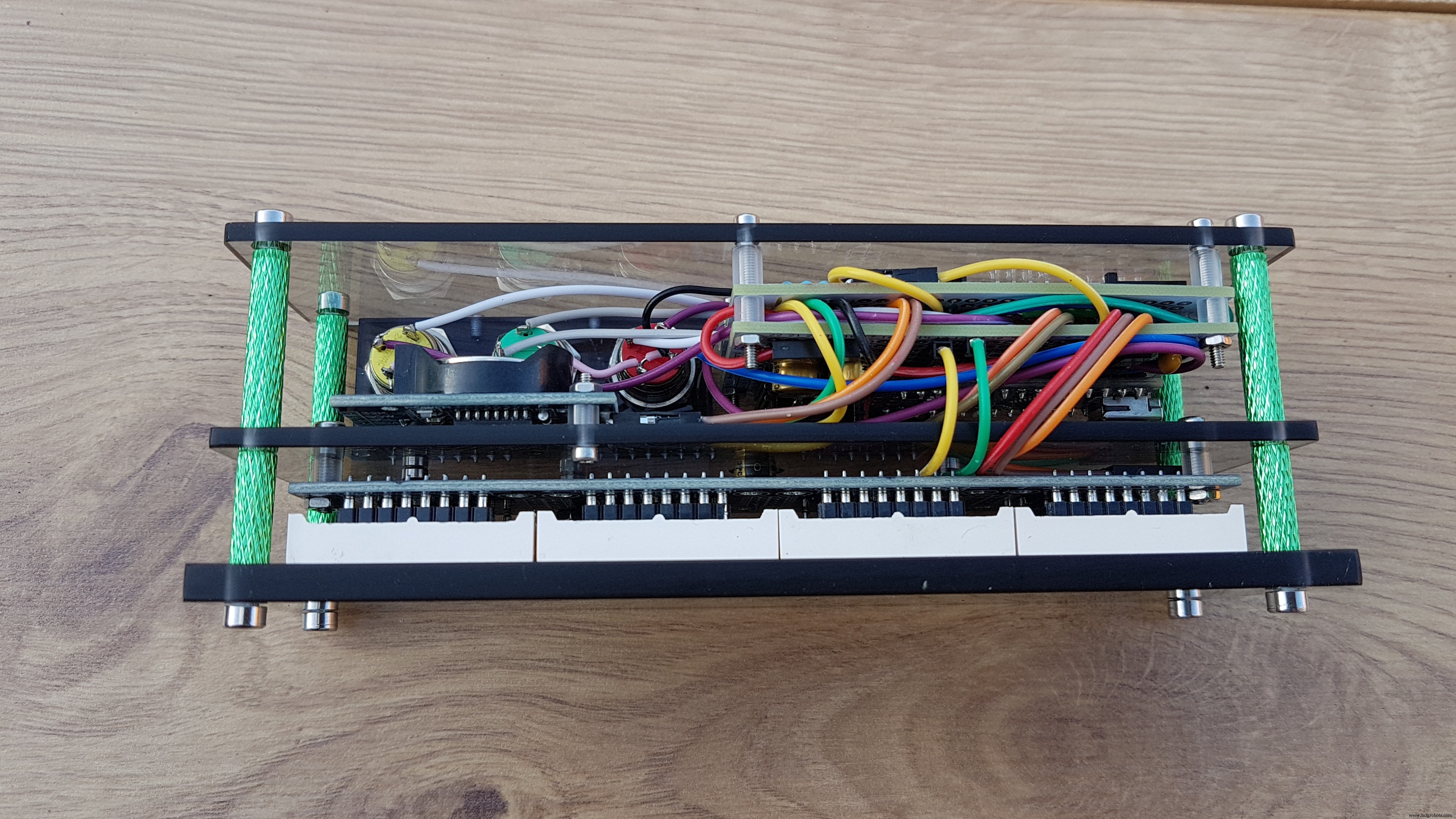 High-Precision LED Matrix Clock with DS3231 RTC, BME280 Weather, BH1750 Light Sensor & ESP01 NTP Connectivity