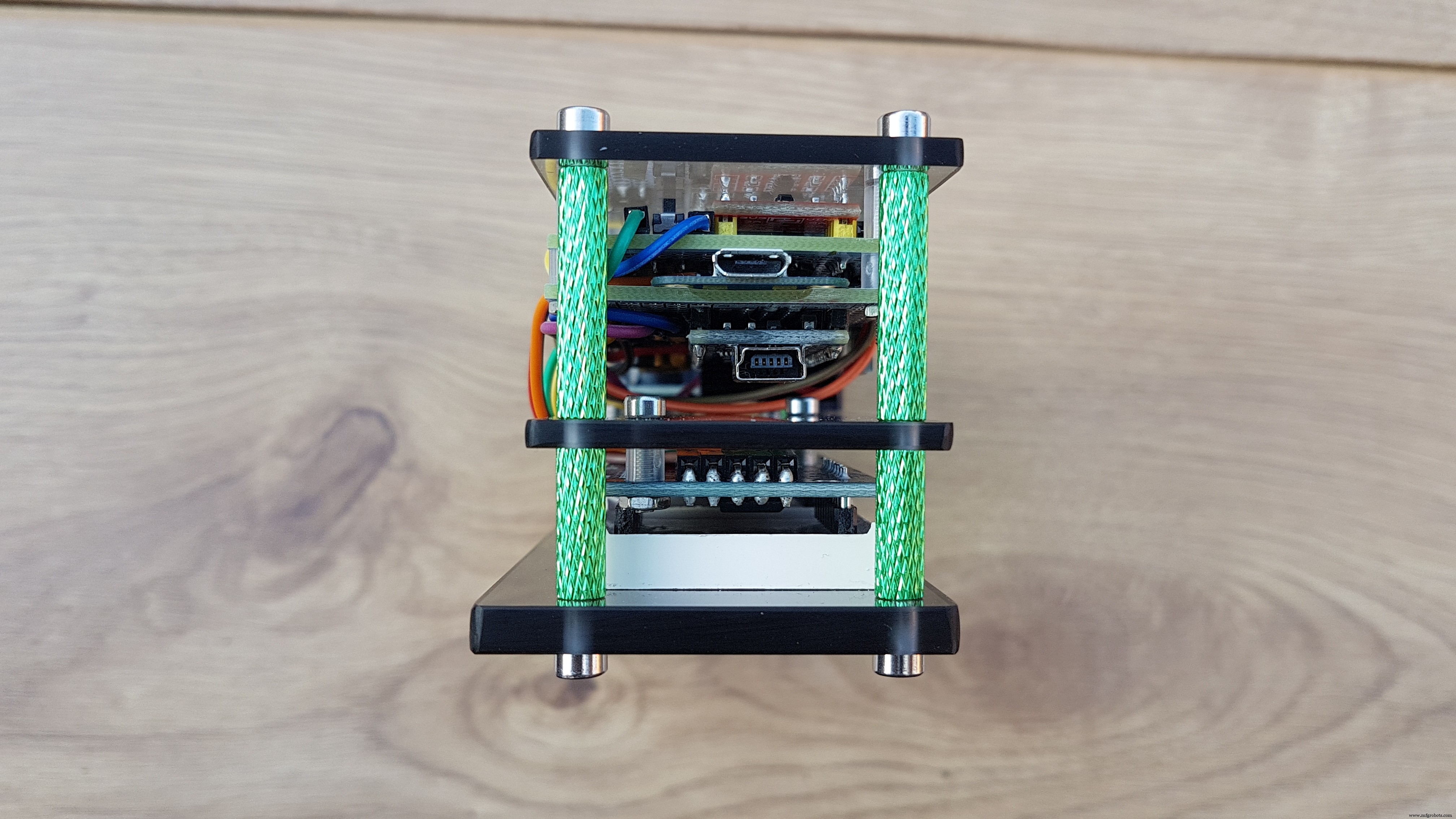 High-Precision LED Matrix Clock with DS3231 RTC, BME280 Weather, BH1750 Light Sensor & ESP01 NTP Connectivity