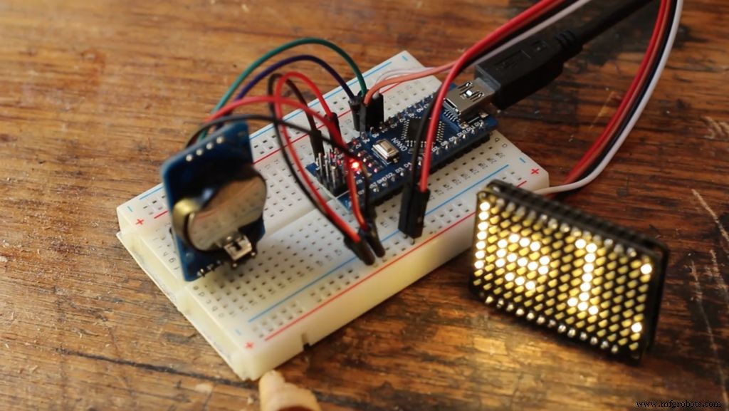 Create a Modern Wooden LED Clock with Arduino Nano and DS3231 RTC