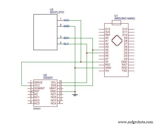 Create a Modern Wooden LED Clock with Arduino Nano and DS3231 RTC