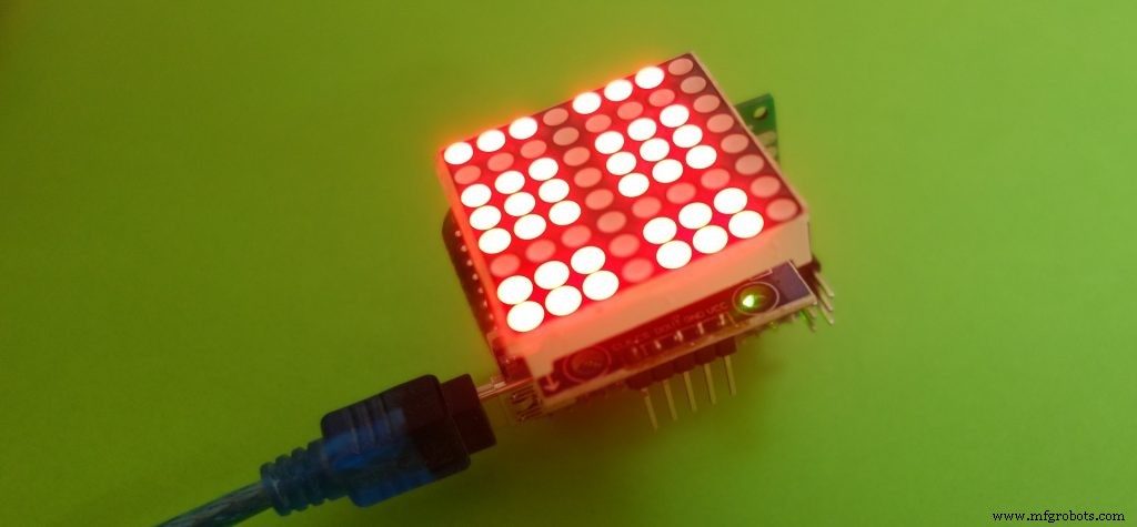 Shake-Activated Arduino Dice with LED Matrix