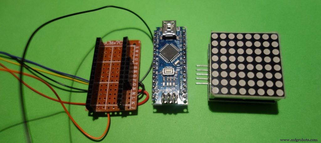 Shake-Activated Arduino Dice with LED Matrix