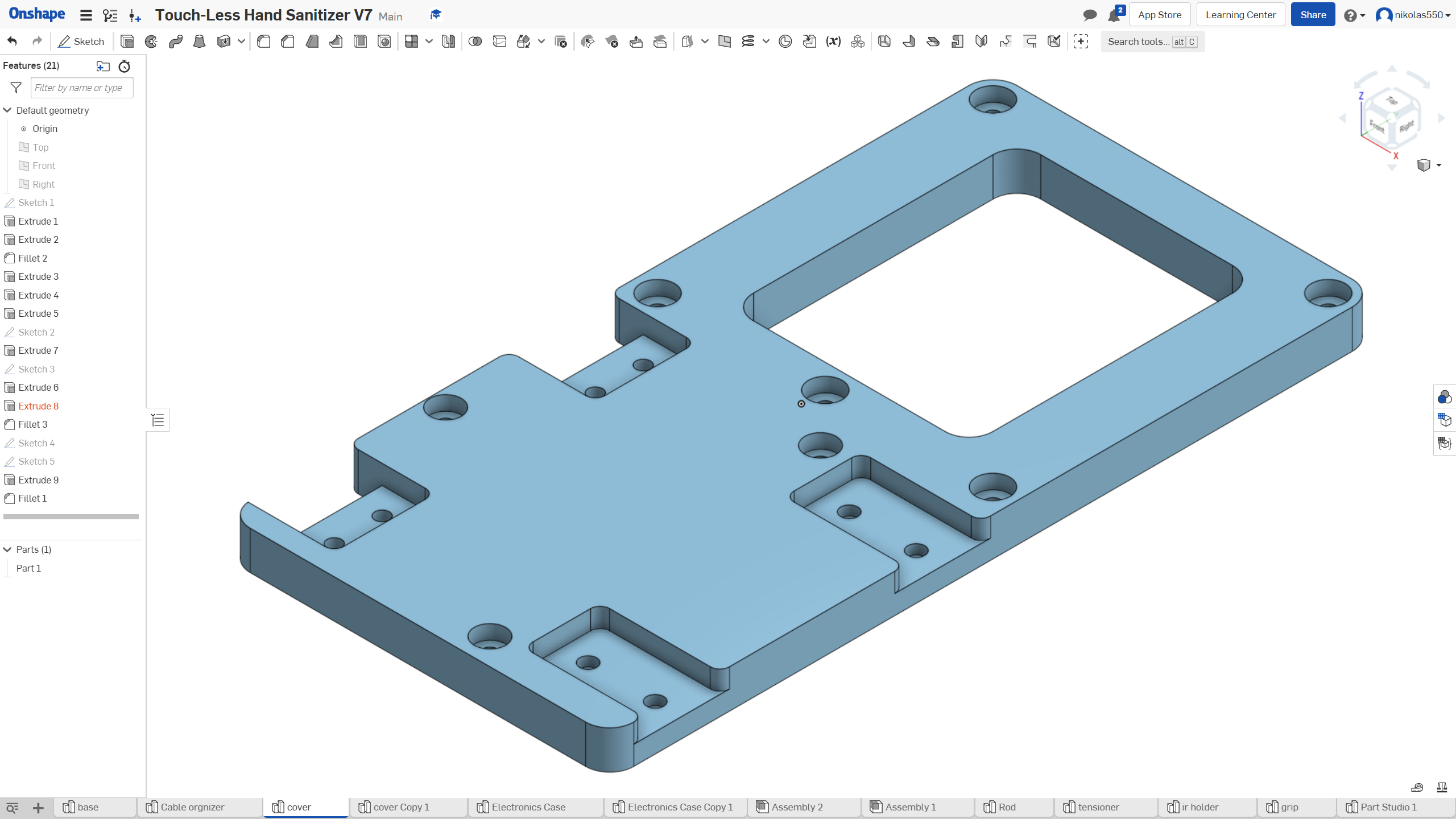 Smart Automatic Hand Sanitizer – Effortless Hygiene with Arduino-Controlled System