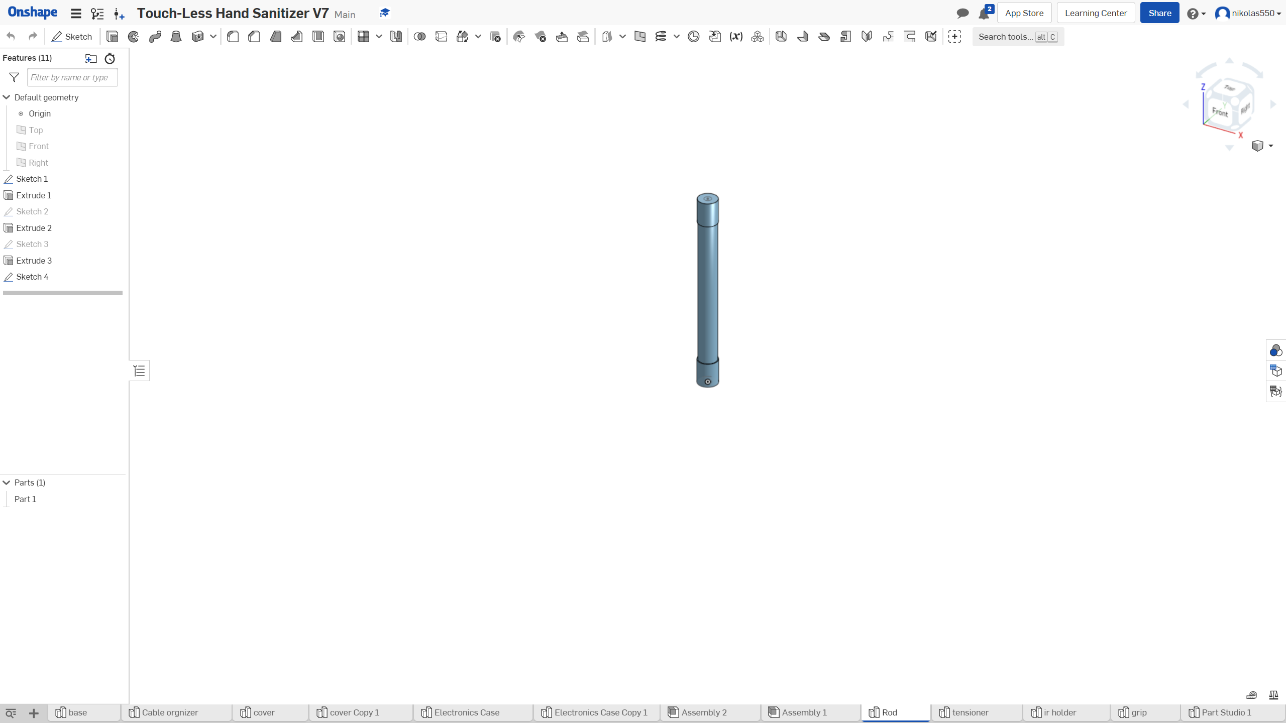 Smart Automatic Hand Sanitizer – Effortless Hygiene with Arduino-Controlled System