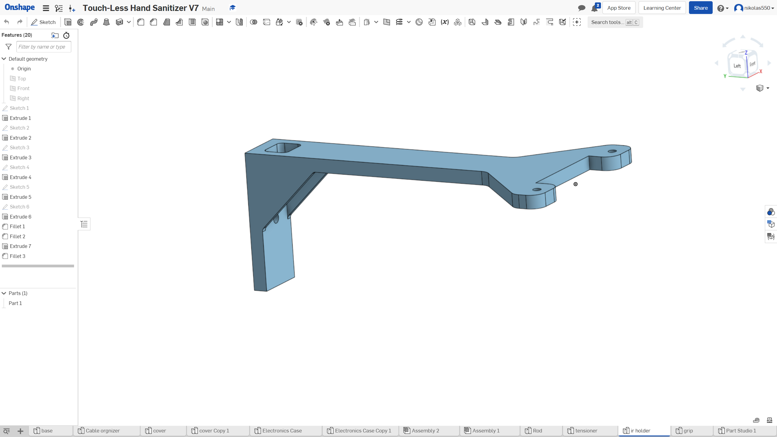 Smart Automatic Hand Sanitizer – Effortless Hygiene with Arduino-Controlled System