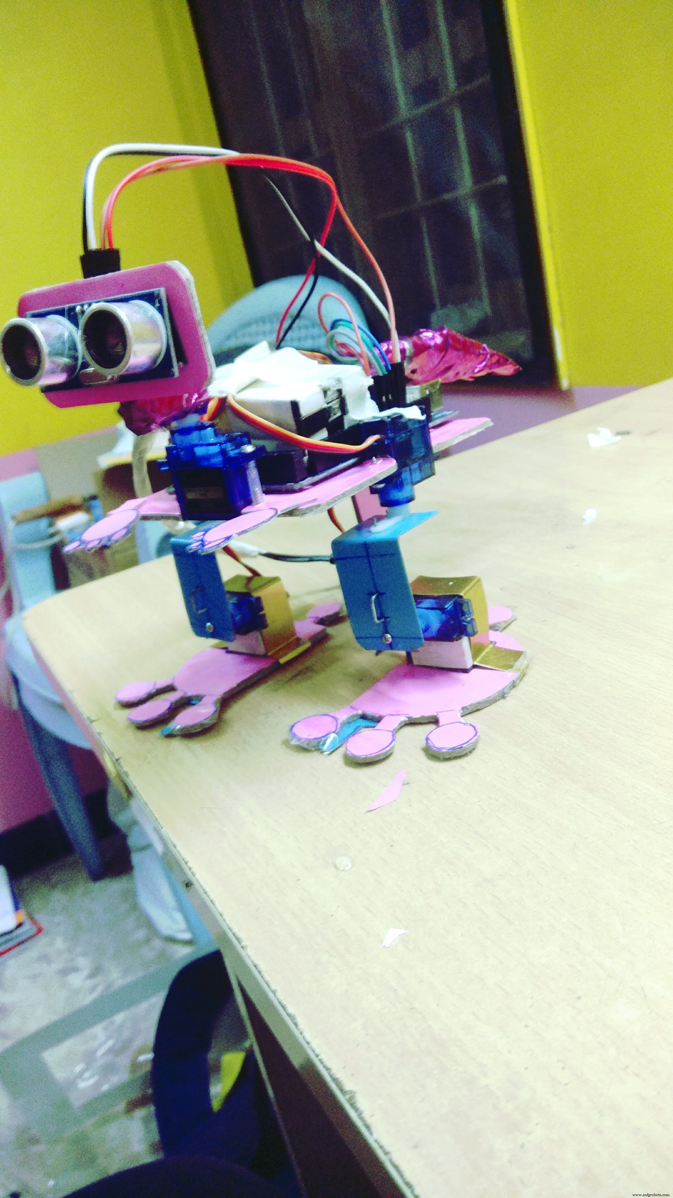 Build a Two-Legged Arduino Robot: Baby Dino DIY Guide