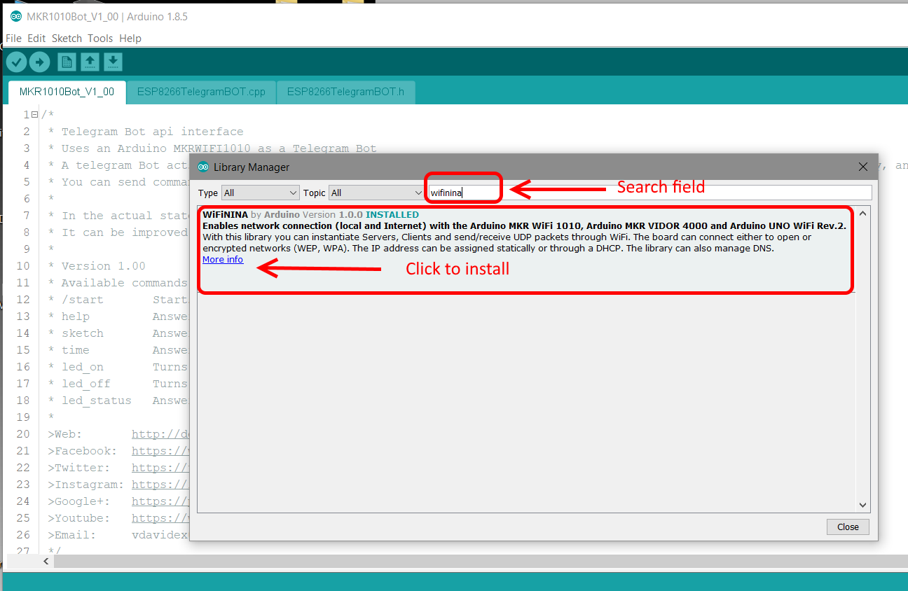 Build a Telegram Bot on Arduino MKR WiFi 1010: IoT Starter Guide
