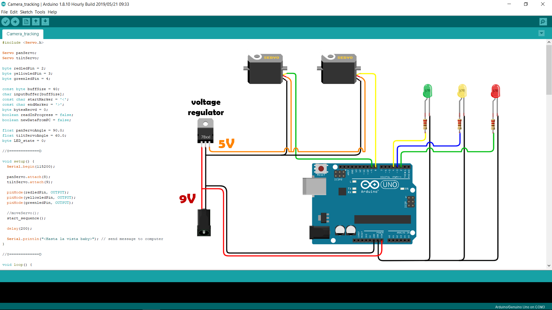 DIY Face-Tracking Camera Powered by Arduino UNO