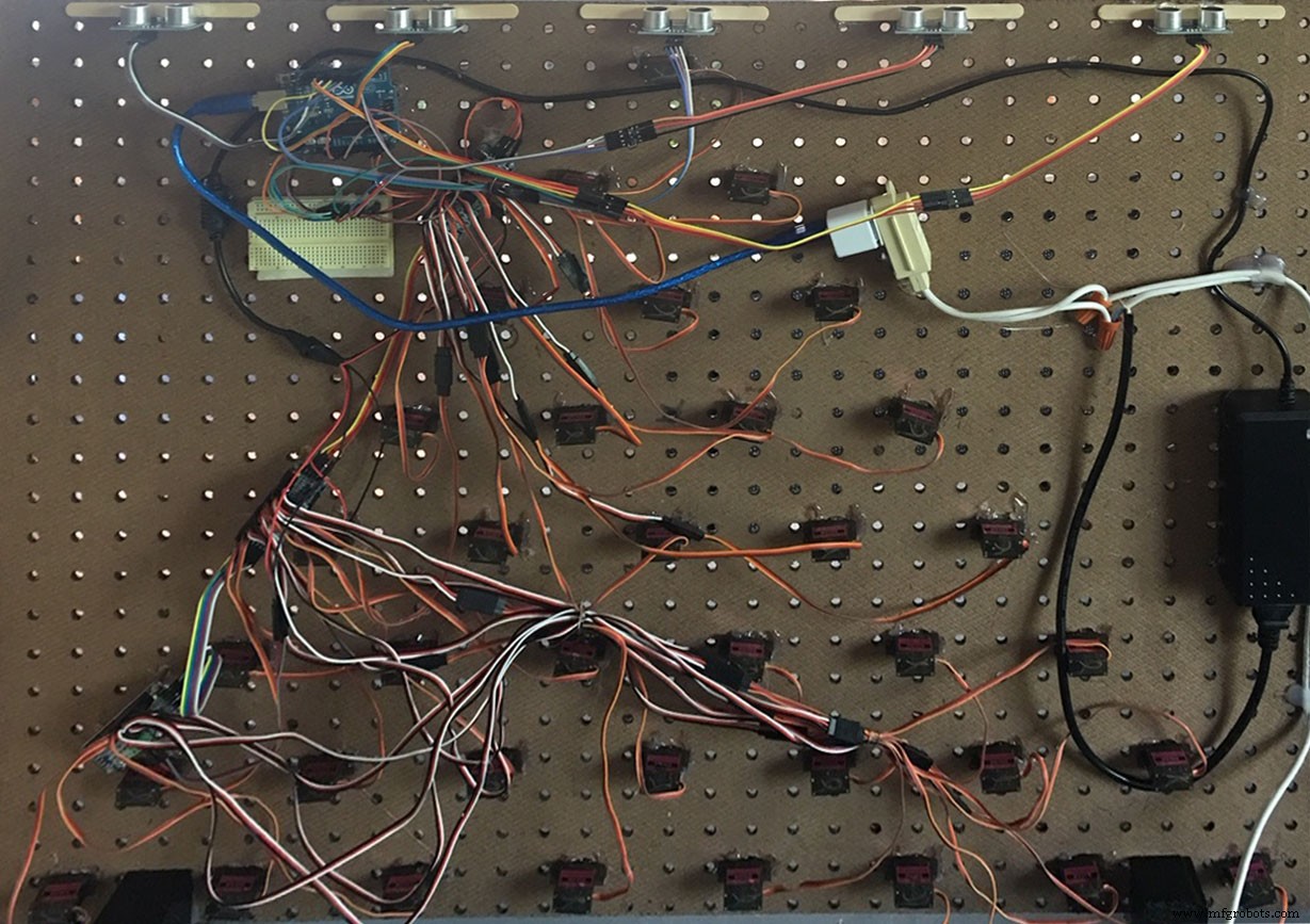 Interactive Servo Motor Project with Arduino and HC‑SR04 Sensors