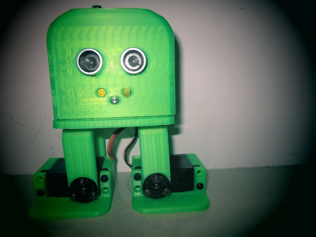 Tito: 3D-Printed Arduino UNO Robot with Servo Actuators, Sensors, and BLE Control