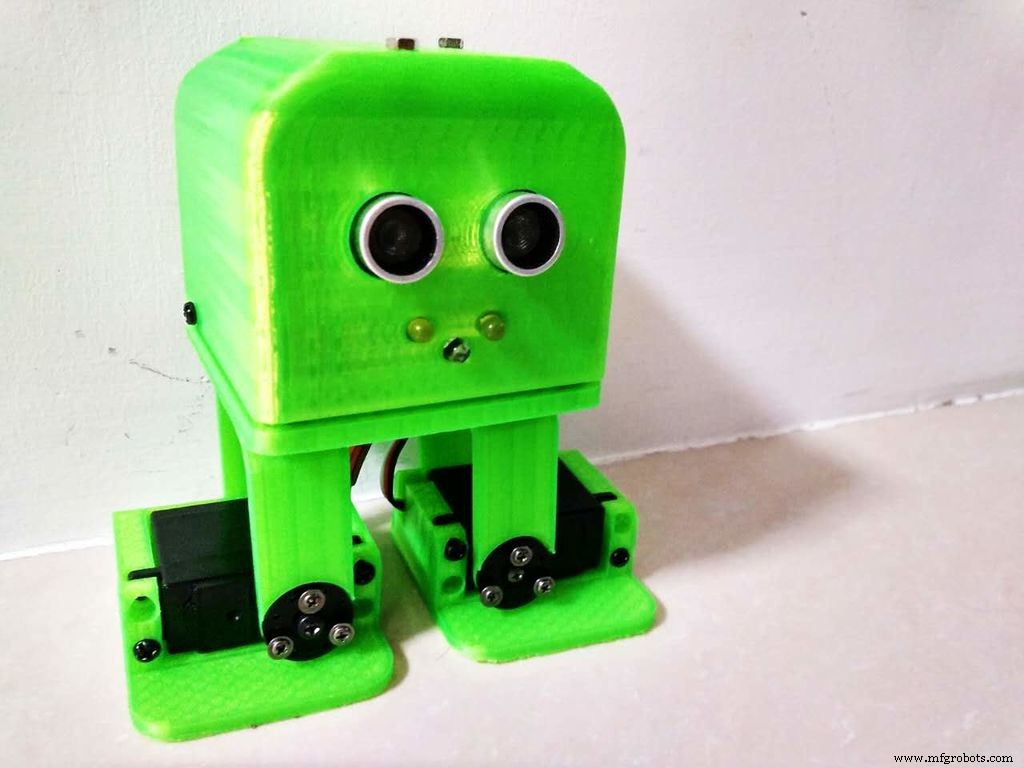 Tito: 3D-Printed Arduino UNO Robot with Servo Actuators, Sensors, and BLE Control