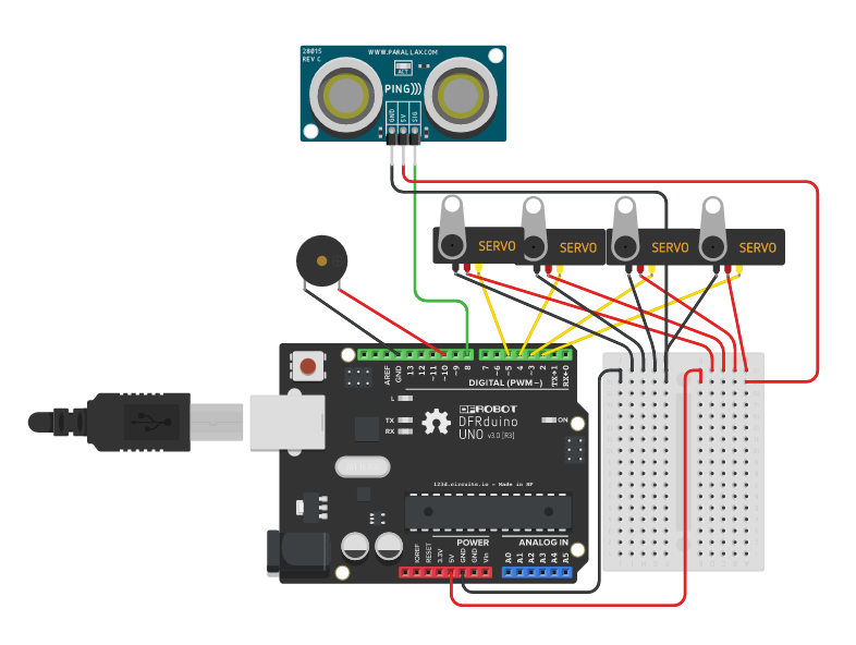 Tito: 3D-Printed Arduino UNO Robot with Servo Actuators, Sensors, and BLE Control