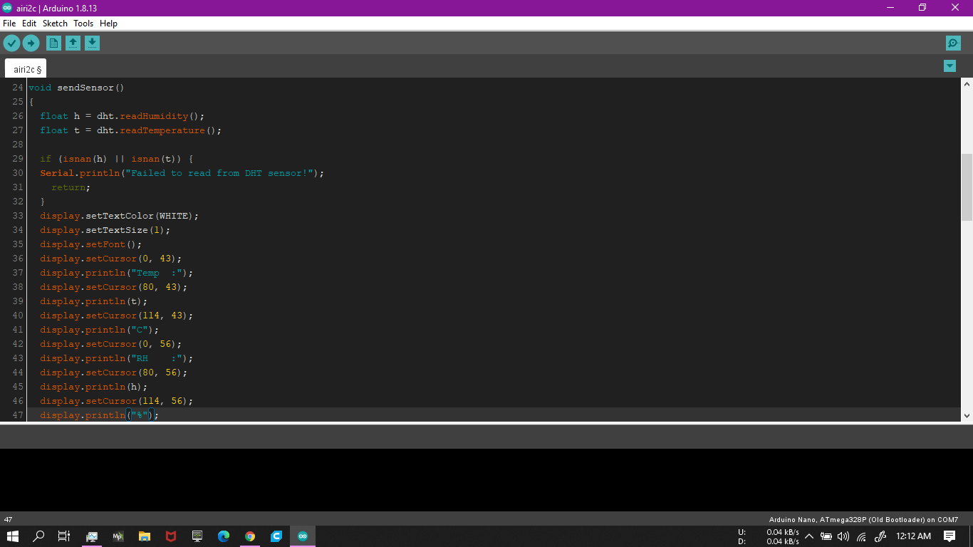 Arduino-Based Indoor Air Quality & Comfort Sensor Kit