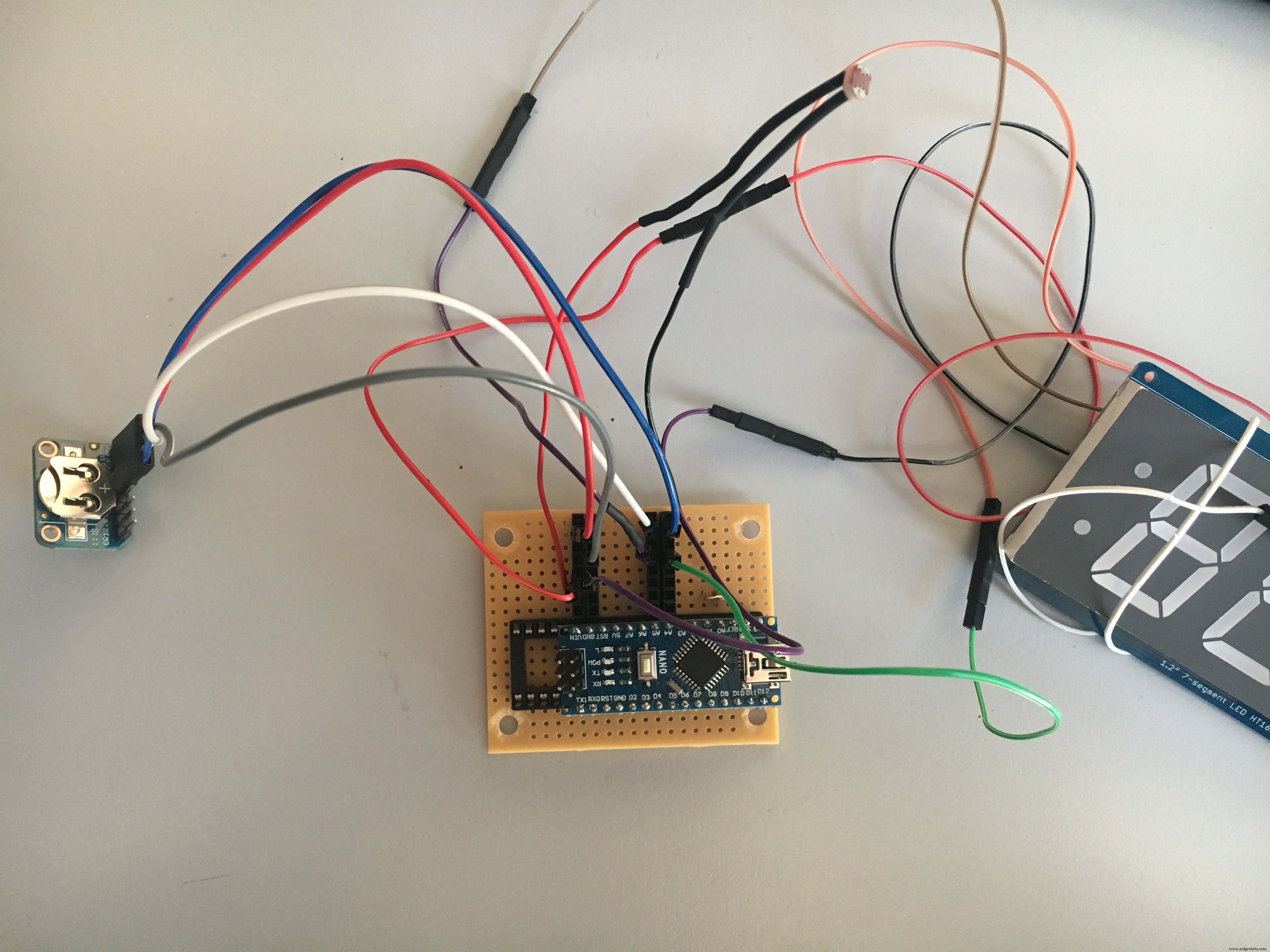 Build a 7‑Segment Clock with Arduino Nano, DS3231 RTC, and LDR Auto‑Brightness