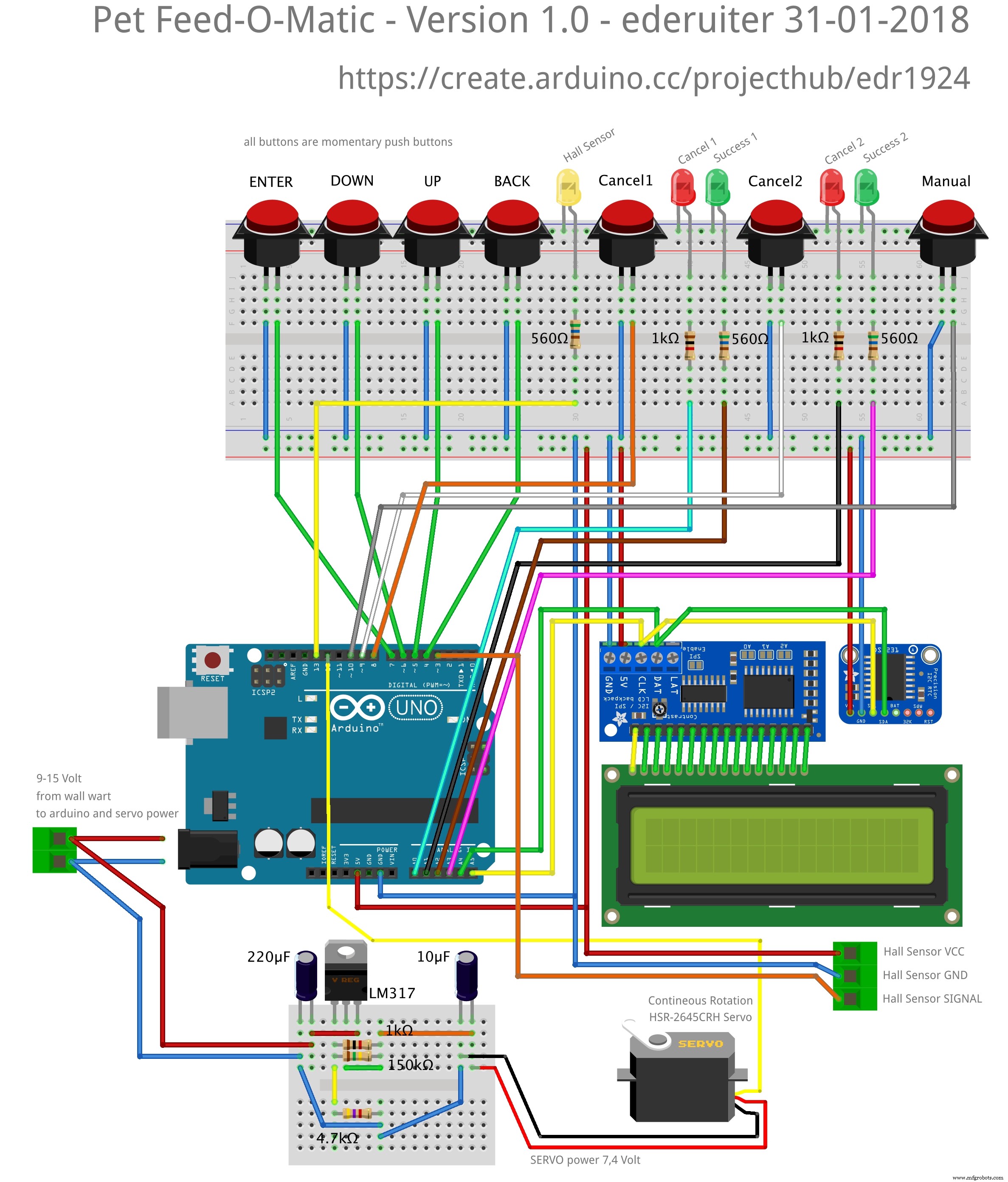 Build Your Own Smart Pet Feeder with Arduino Nano