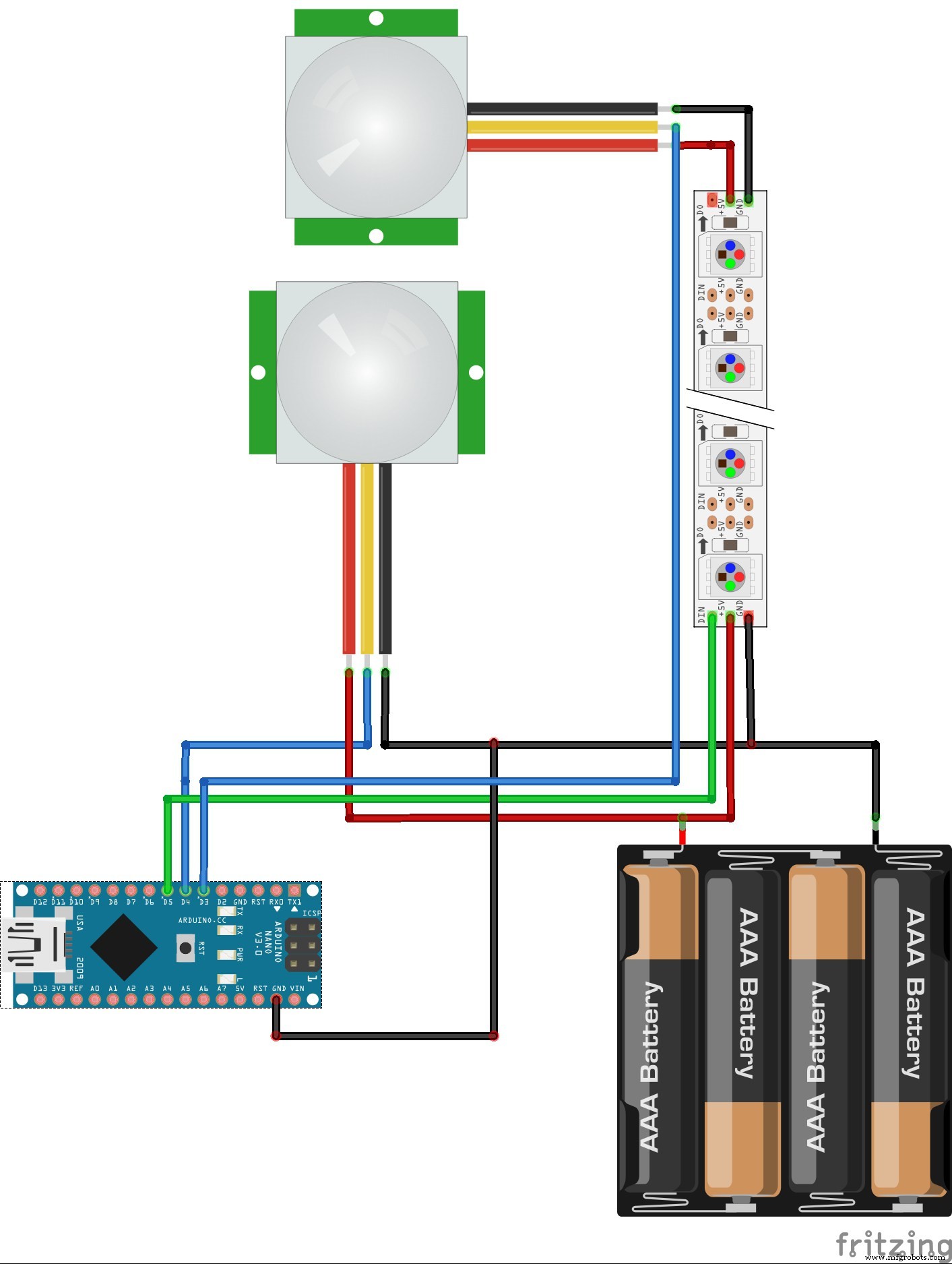 Smart Staircase RGB LED Lighting System – Motion-Activated & Easy to Install