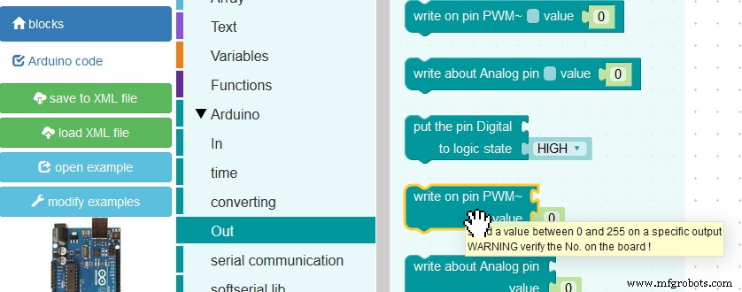 Blockly@rduino: Build Arduino Projects with Visual Block Coding
