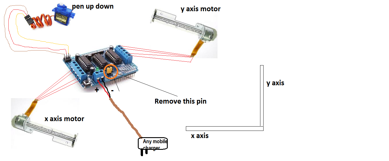 Build a Mini CNC 2D Plotter from a Scrap DVD Drive Using L293D Motor Shield