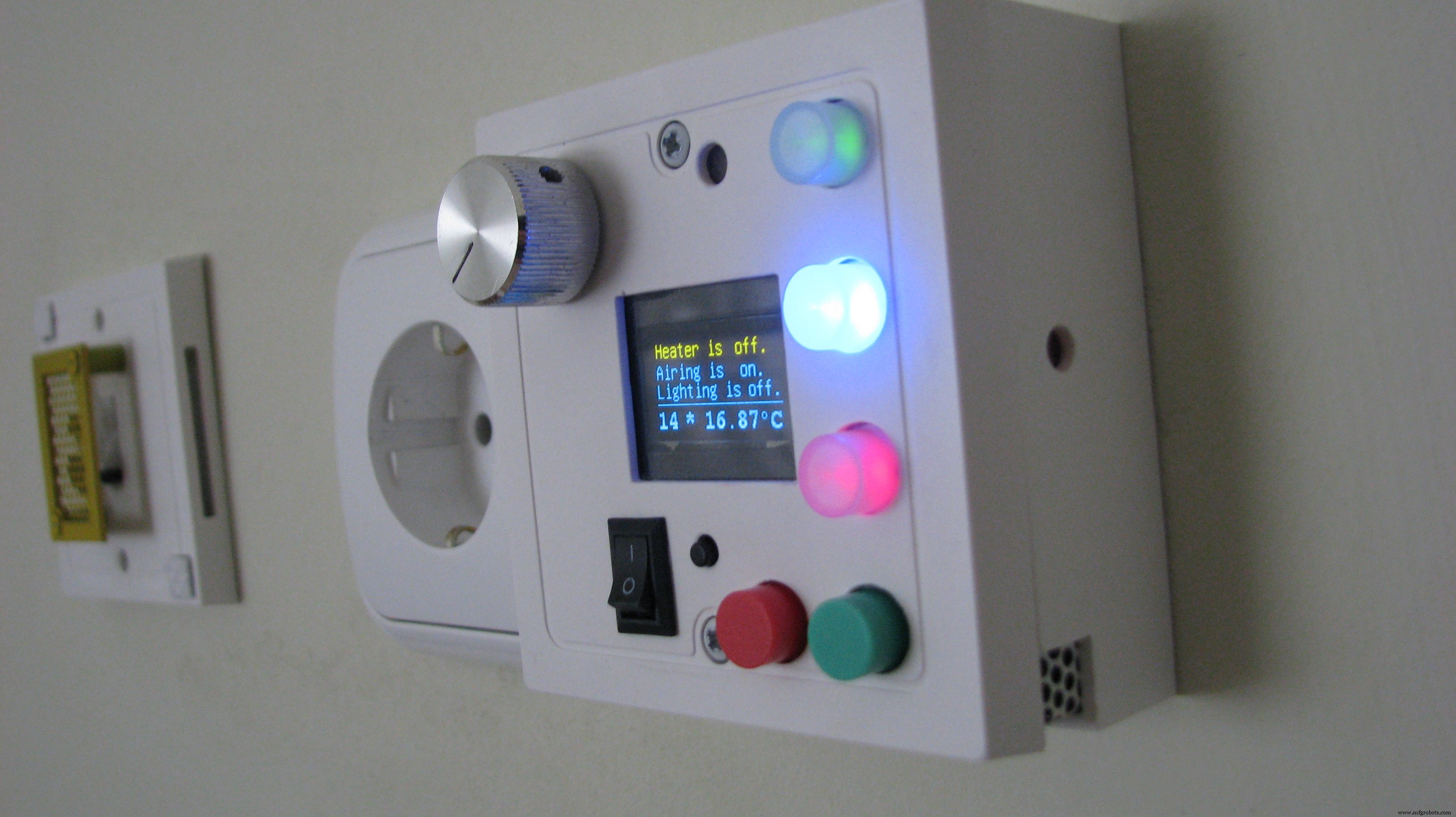 Bluetooth-Enabled Smart Thermostat & Lighting Control System