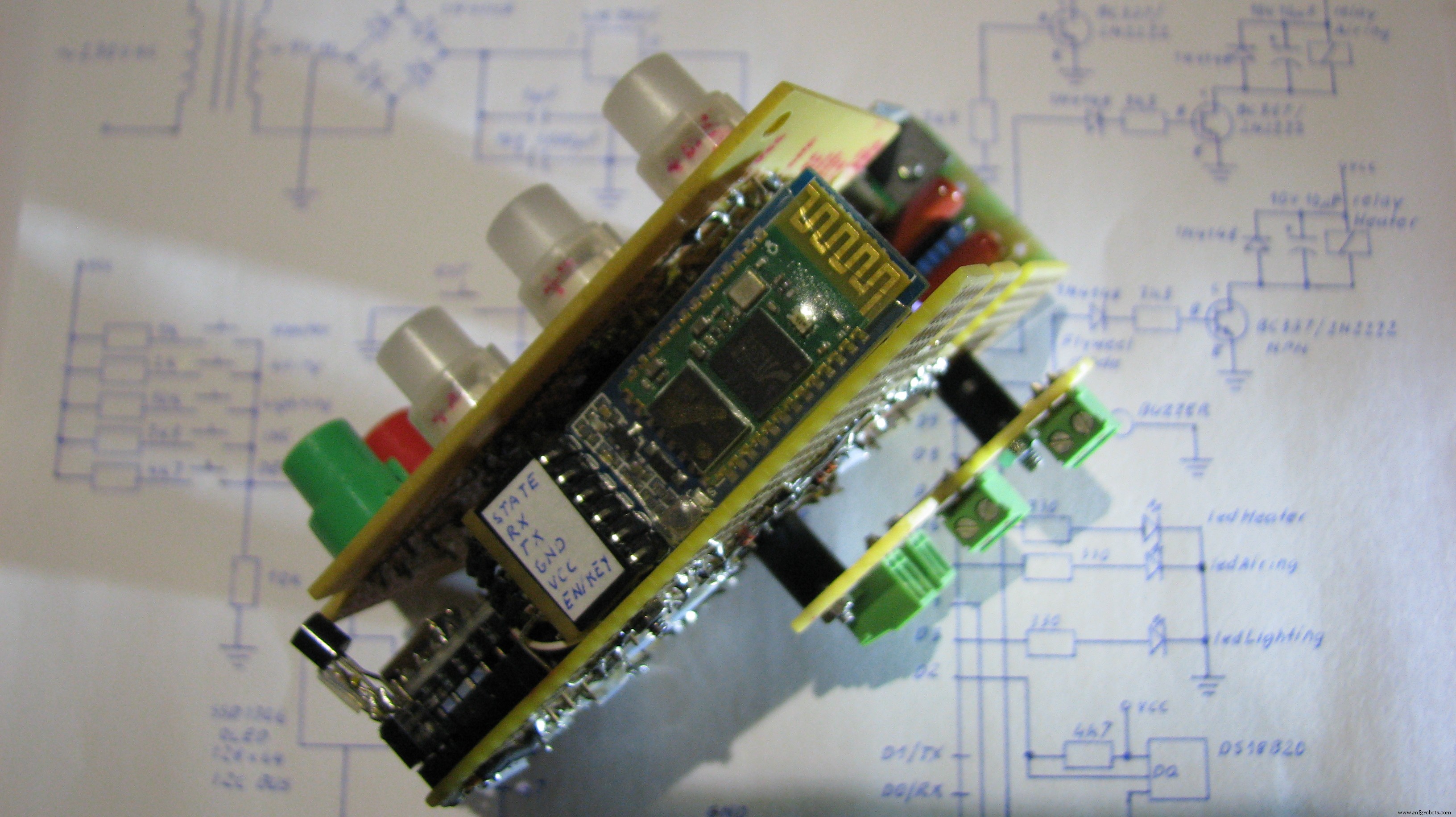 Bluetooth-Enabled Smart Thermostat & Lighting Control System