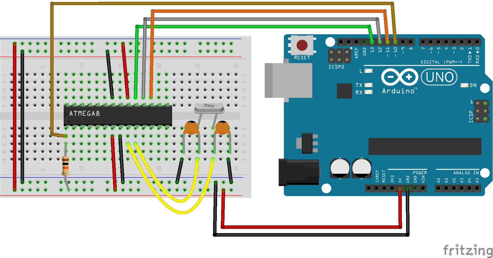 Programming the ATmega8 Microcontroller with Arduino IDE – Step‑by‑Step Guide