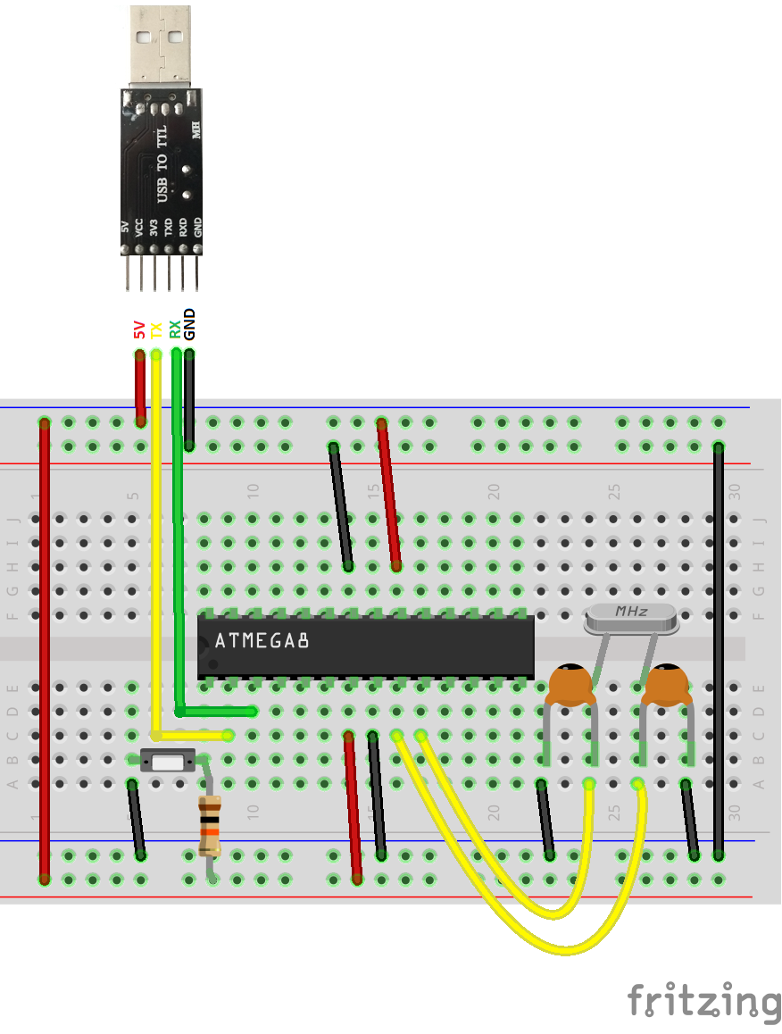 Programming the ATmega8 Microcontroller with Arduino IDE – Step‑by‑Step Guide
