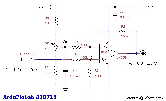 Adjust Arduino Due Analog Output to Match Input Range