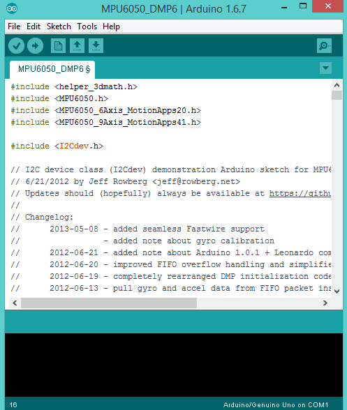 Getting Started with a 6‑DOF IMU Motion Sensor (MPU‑6050)