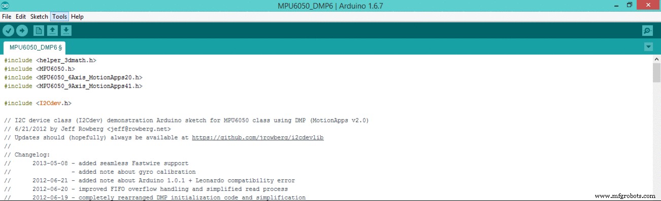 Getting Started with a 6‑DOF IMU Motion Sensor (MPU‑6050)