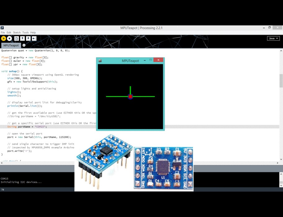 Getting Started with a 6‑DOF IMU Motion Sensor (MPU‑6050)