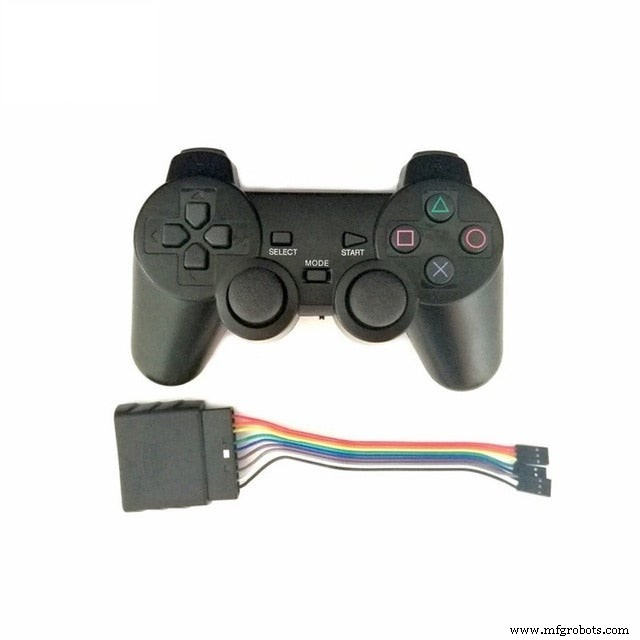 Arduino Robot Tank Controlled by a PS2 Wireless Joystick