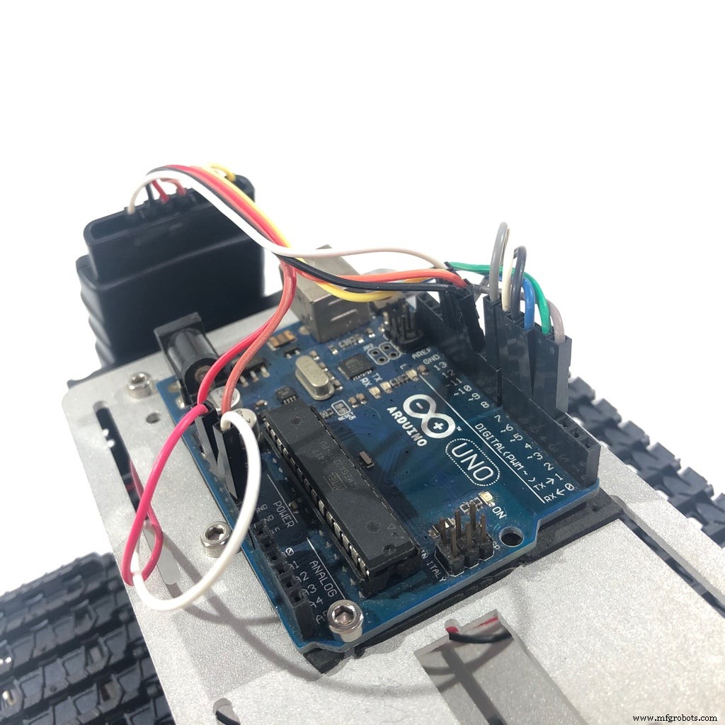 Arduino Robot Tank Controlled by a PS2 Wireless Joystick