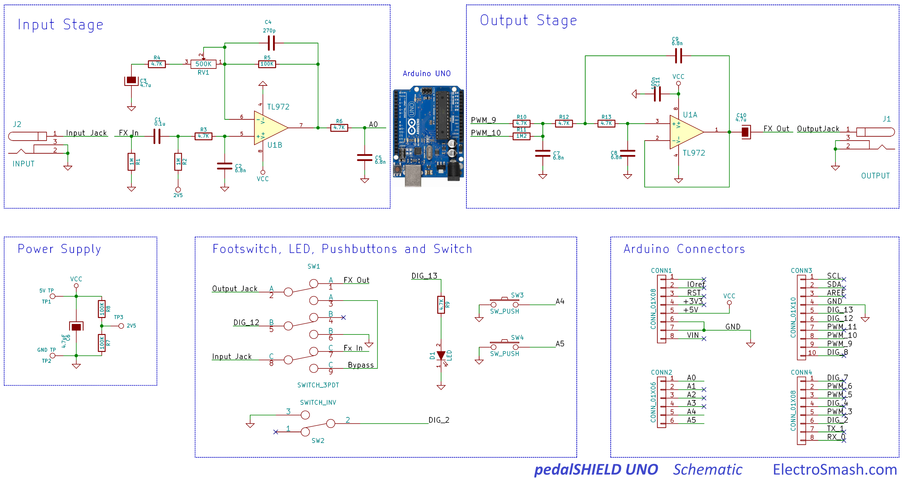 Arduino UNO Guitar Pedal: DIY, Open‑Source, Beginner‑Friendly