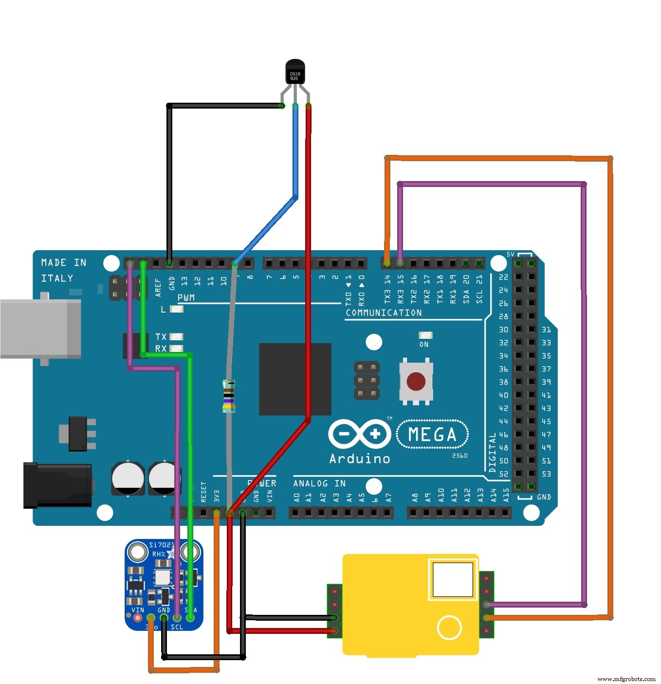Air Surfer: DIY Air Quality Monitoring System with Arduino Mega 2560